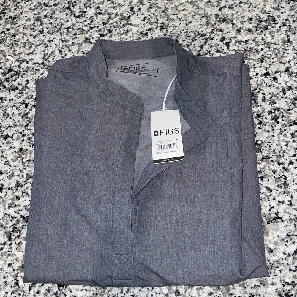 brand new XL figs gray Rafaela top